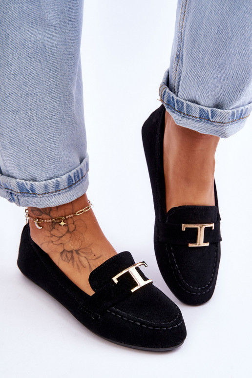 Klasické Slip On Mokasíny Černá Carly Klasické Slip On Mokasíny Černá Carly