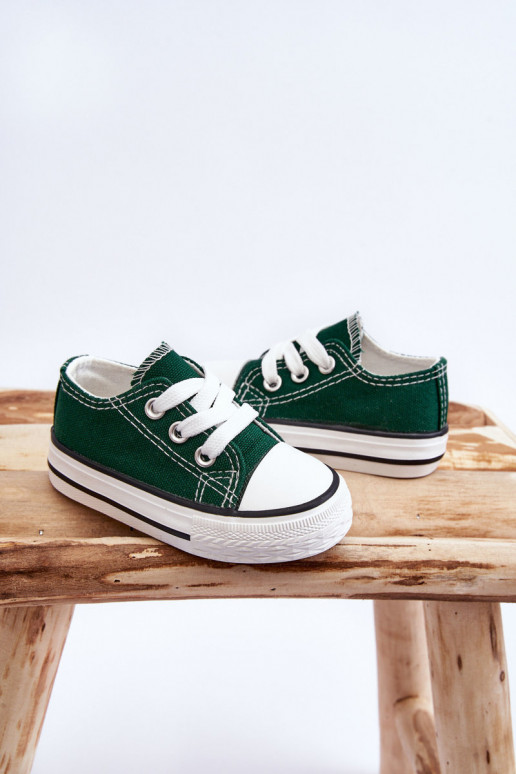 Dětské klasické tenisky Green Filemon Dětské klasické tenisky Green Filemon