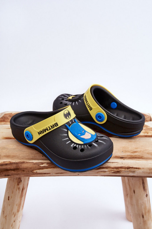 Dětské Crocs Batman Grendene Kids JJ385005 Černá Dětské Crocs Batman Grendene Kids JJ385005 Černá