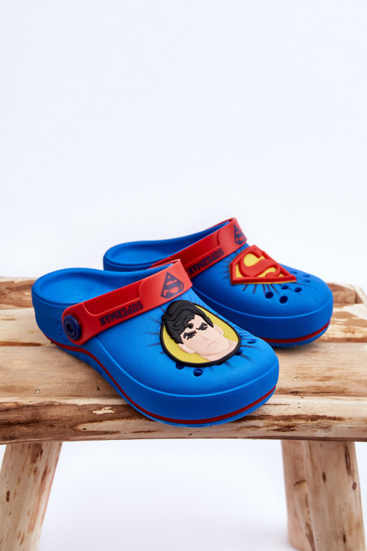 Dětské Crocs Superman Grendene Kids JJ385004 Modrá Dětské Crocs Superman Grendene Kids JJ385004 Modrá
