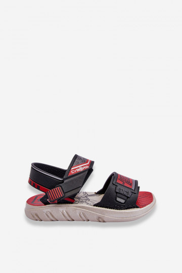 Dětské sandály Grendene Kids JJ385011 Černo-červené 2