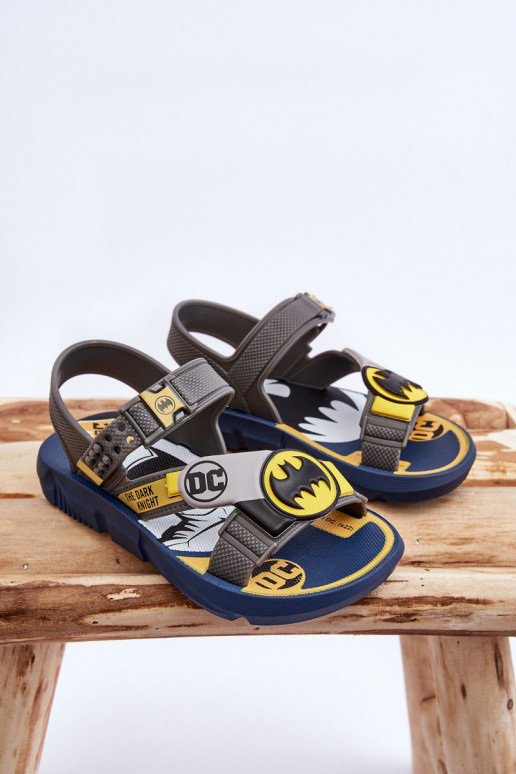 Dětské sandály Batman Grendene Kids JJ385049 Grey Dětské sandály Batman Grendene Kids JJ385049 Grey