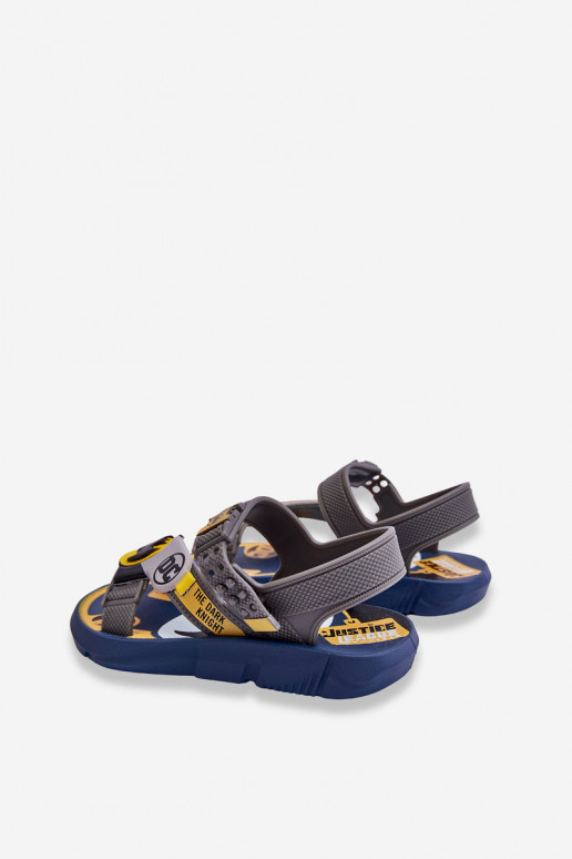 Dětské sandály Batman Grendene Kids JJ385049 Grey Dětské sandály Batman Grendene Kids JJ385049 Grey