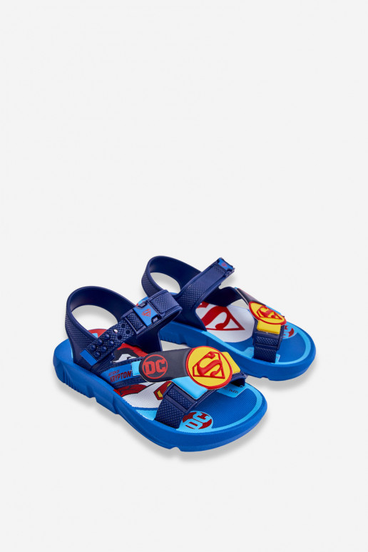 Dětské sandály Superman Grendene Kids JJ385050 Modrá Dětské sandály Superman Grendene Kids JJ385050 Modrá