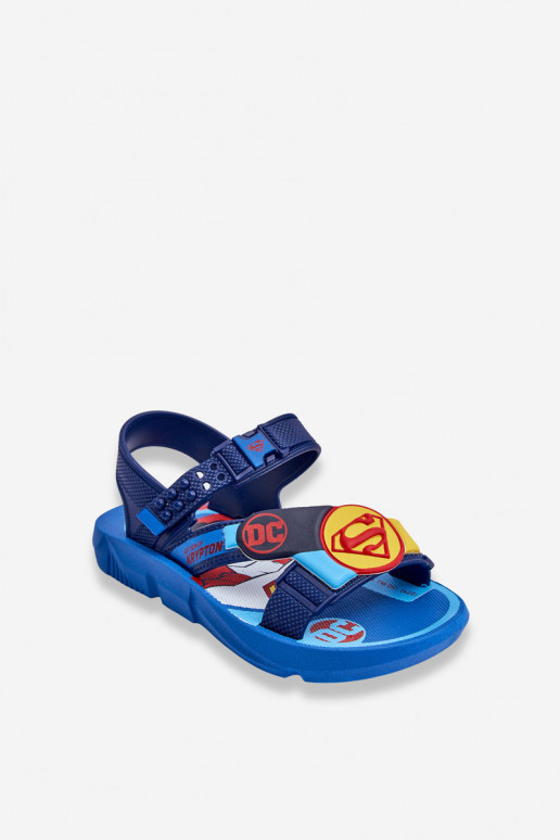 Dětské sandály Superman Grendene Kids JJ385050 Modrá Dětské sandály Superman Grendene Kids JJ385050 Modrá