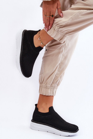 Dámská nazouvací sportovní obuv Černá Ferive 2