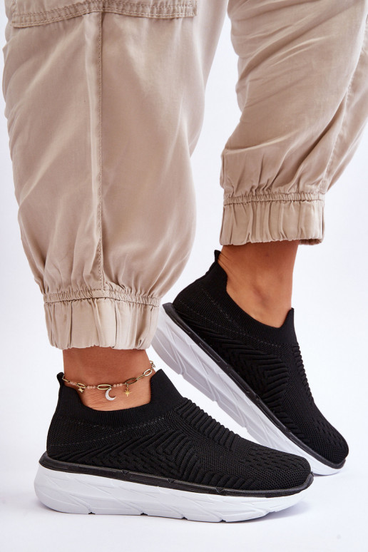 Dámská nazouvací sportovní obuv Černá Ferive Dámská nazouvací sportovní obuv Černá Ferive