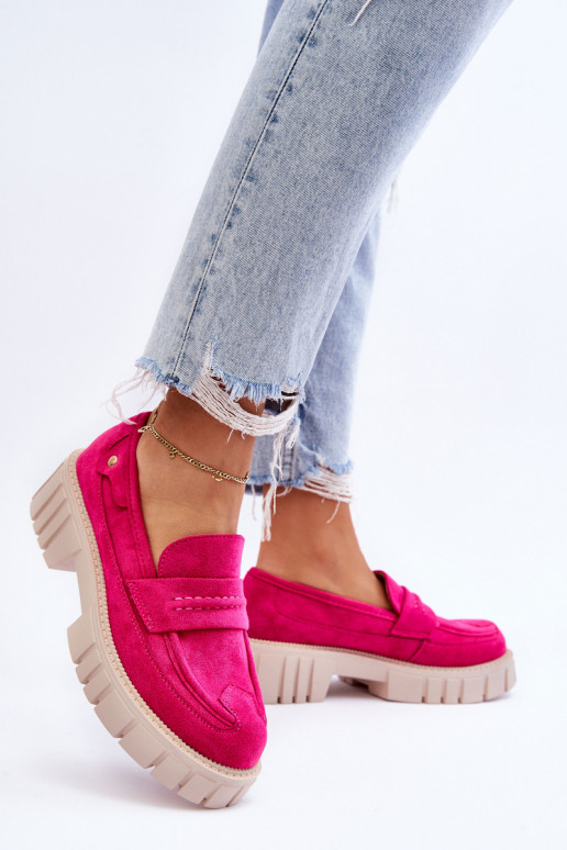 Dámské semišové nazouvací boty Fuchsie Fiorell Dámské semišové nazouvací boty Fuchsie Fiorell