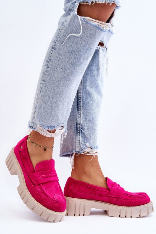 Dámské semišové nazouvací boty Fuchsie Fiorell Dámské semišové nazouvací boty Fuchsie Fiorell