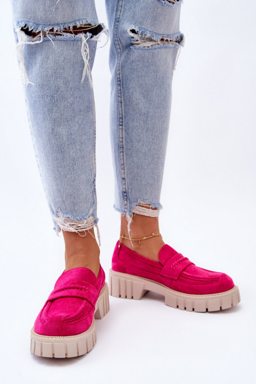 Dámské semišové nazouvací boty Fuchsie Fiorell Dámské semišové nazouvací boty Fuchsie Fiorell