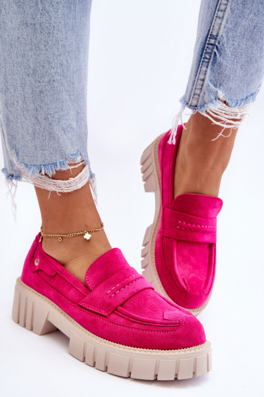 Dámské semišové nazouvací boty Fuchsie Fiorell Dámské semišové nazouvací boty Fuchsie Fiorell