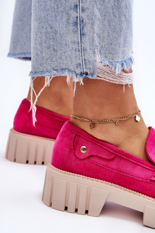 Dámské semišové nazouvací boty Fuchsie Fiorell Dámské semišové nazouvací boty Fuchsie Fiorell