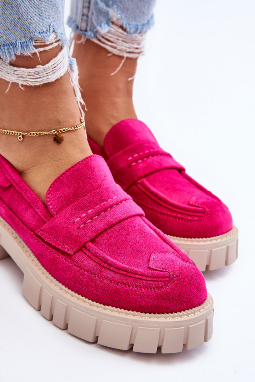Dámské semišové nazouvací boty Fuchsie Fiorell Dámské semišové nazouvací boty Fuchsie Fiorell