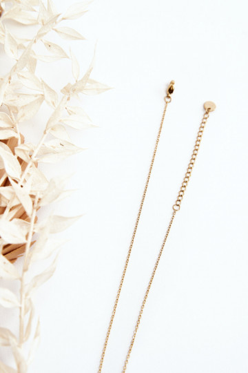 Dámský řetízek s květinou zlate 2