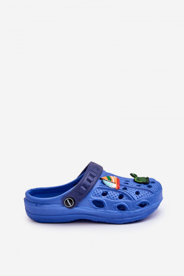 Dětské pěnové lehké sandály Crocs Modre Sweets 2