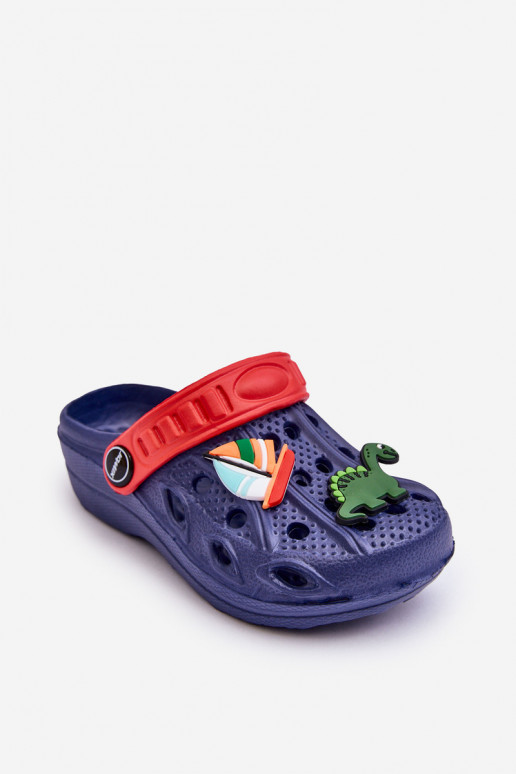Dětské pěnové lehké sandály Crocs námořnická modrá Sweets Dětské pěnové lehké sandály Crocs námořnická modrá Sweets