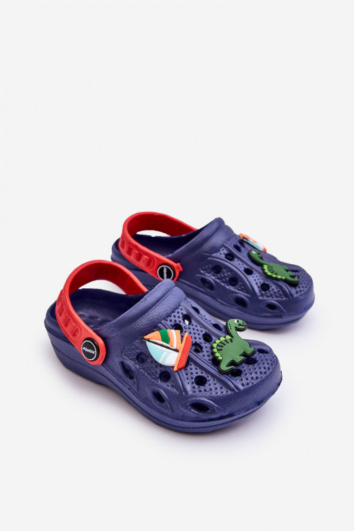 Dětské pěnové lehké sandály Crocs námořnická modrá Sweets Dětské pěnové lehké sandály Crocs námořnická modrá Sweets