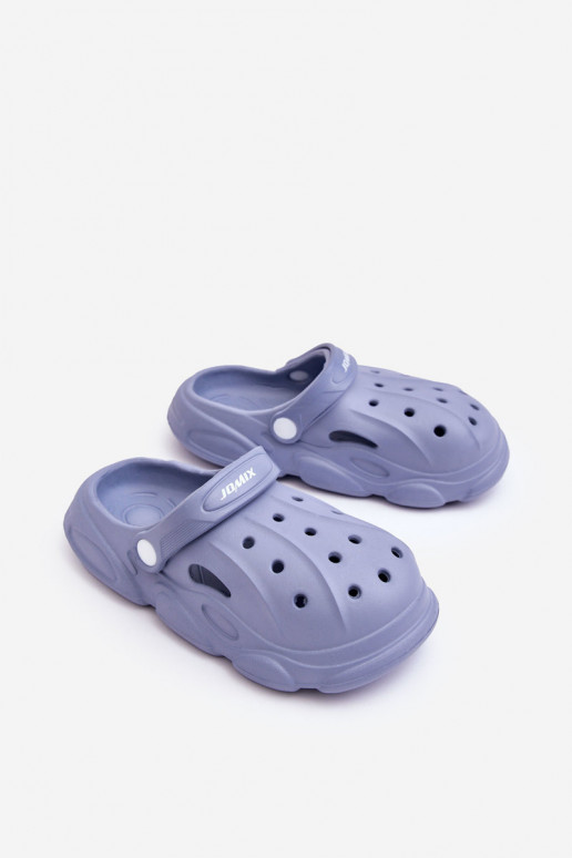 Dětské pěnové pantofle Crocs Modre Cloudy Dětské pěnové pantofle Crocs Modre Cloudy