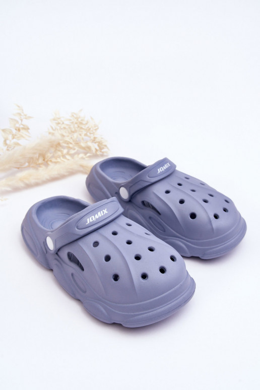 Dětské pěnové pantofle Crocs Modre Cloudy Dětské pěnové pantofle Crocs Modre Cloudy