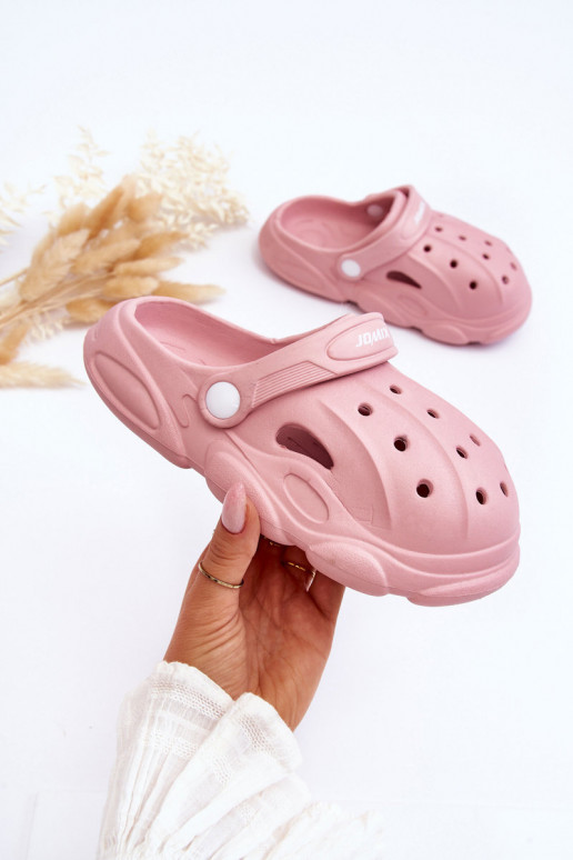 Dětské pěnové pantofle Crocs Růžove Cloudy Dětské pěnové pantofle Crocs Růžove Cloudy