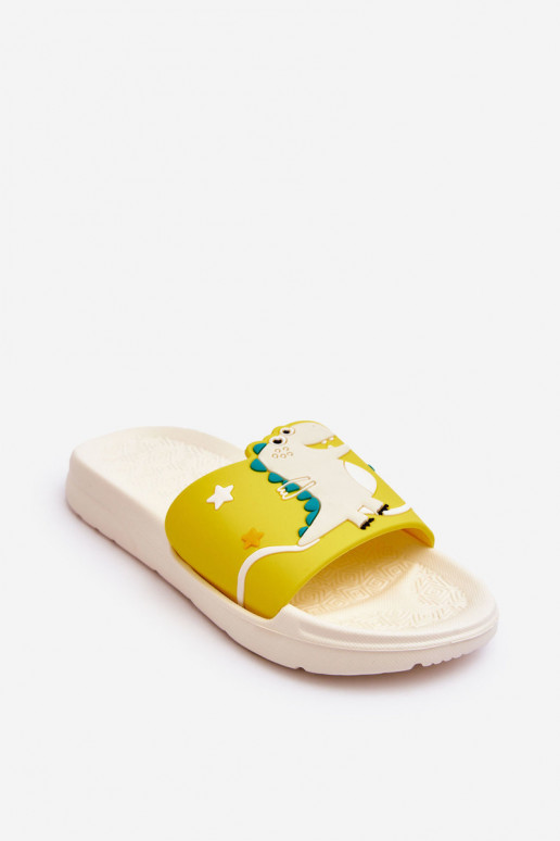 Dětský Dinosaurus T-Rex Slides Béžove Bernis Dětský Dinosaurus T-Rex Slides Béžove Bernis