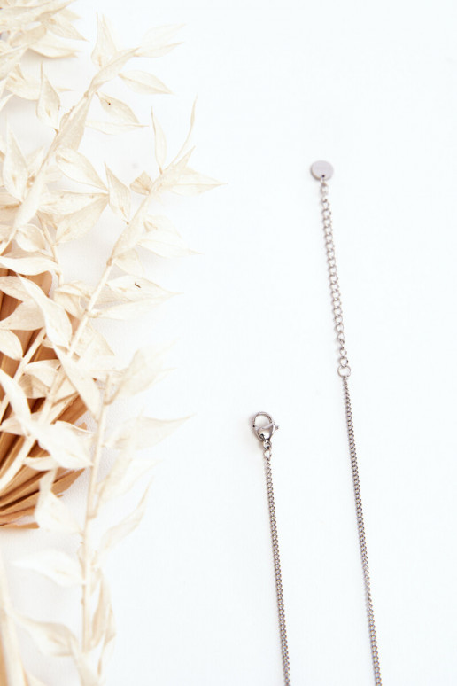 Dámský řetízek z nerezové oceli stříbrne