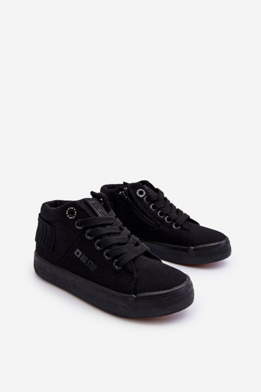 Dětské Klasické Vysoké Boty Big Star LL374001 Černé Dětské Klasické Vysoké Boty Big Star LL374001 Černé