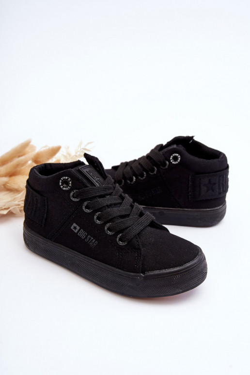 Dětské Klasické Vysoké Boty Big Star LL374001 Černé Dětské Klasické Vysoké Boty Big Star LL374001 Černé