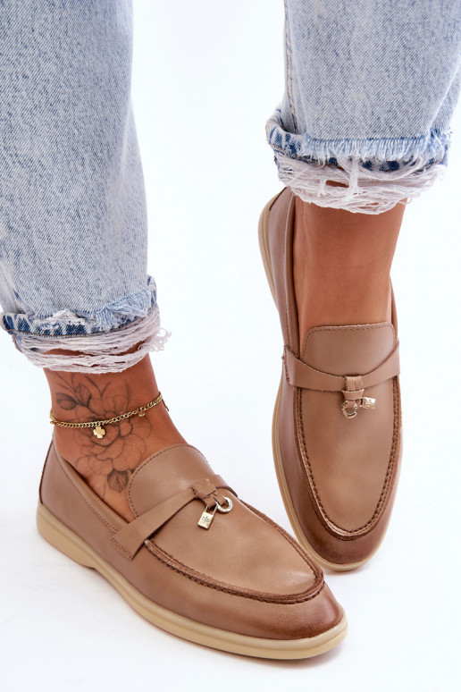 Dámské klasické mokasíny hnědé Cortez