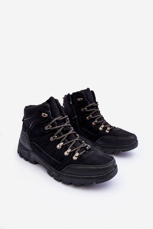 Mužské zimní turistické boty černé Cowder