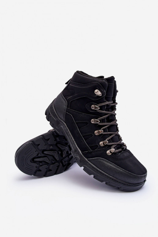 Mužské zimní turistické boty černé Cowder