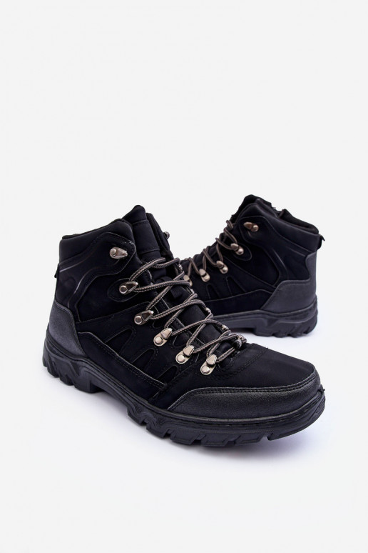 Mužské zimní turistické boty černé Cowder