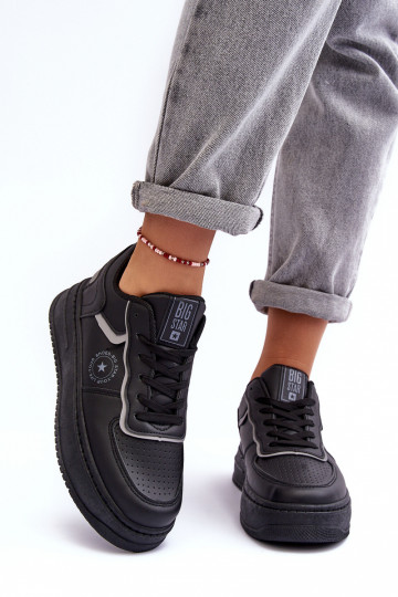 Dámské Sportovní Tenisky Big Star MM274232 Černé 2