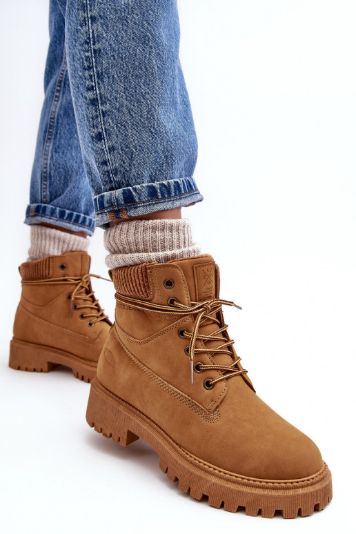 Dámské zateplené Trapery Camel Cross Jeans MM2R4011C Dámské zateplené Trapery Camel Cross Jeans MM2R4011C