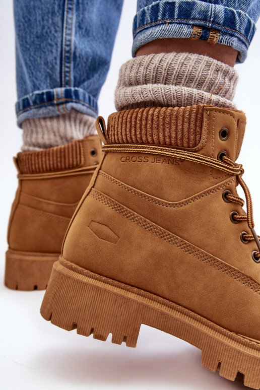 Dámské zateplené Trapery Camel Cross Jeans MM2R4011C Dámské zateplené Trapery Camel Cross Jeans MM2R4011C