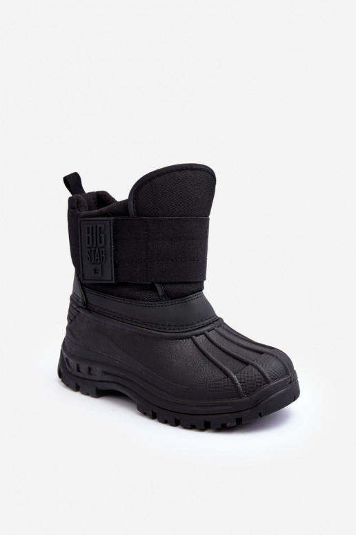 Dětské sněhule na suchý zip Big Star KK374237 Velbloud Dětské sněhule na suchý zip Big Star KK374237 Velbloud