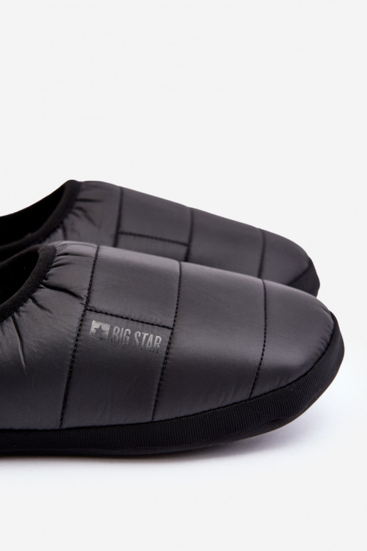 Mužské nastavitelné teplé boty černé Big Star KK174363