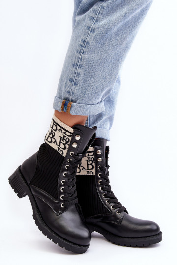 Dámské pracovní boty s ponožkou černou Hakina 2