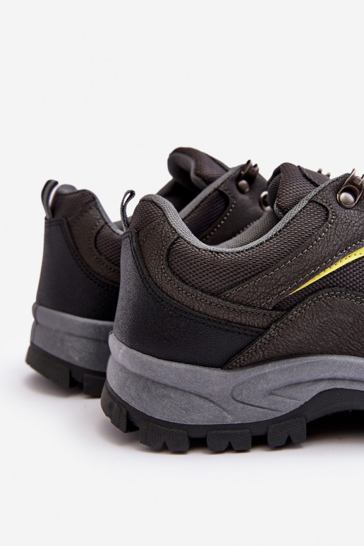 Mužské sportovní trekové boty šedé Ibarina