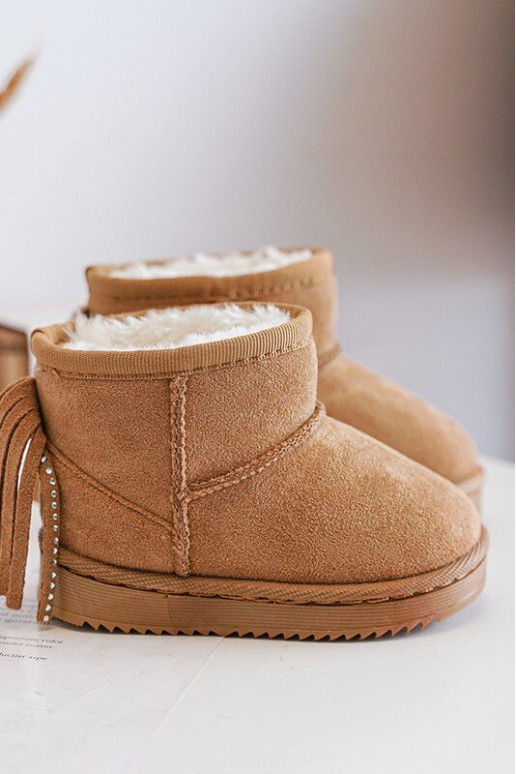 Dětské izolované Botky Sněžáky se šňůrkami Camel Mikyla Dětské izolované Botky Sněžáky se šňůrkami Camel Mikyla
