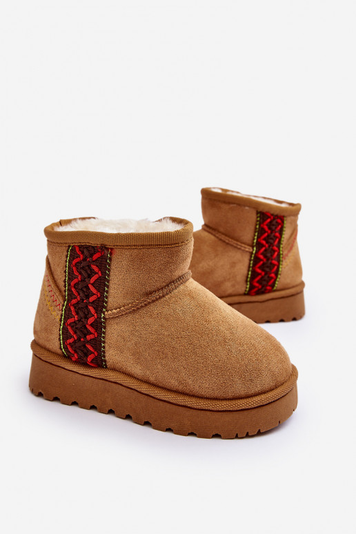Dětské zateplené sněhule Camel Leonora Dětské zateplené sněhule Camel Leonora