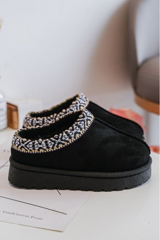 Dětské Nastavitelné Boty Oceněné Černé Olivane Dětské Nastavitelné Boty Oceněné Černé Olivane