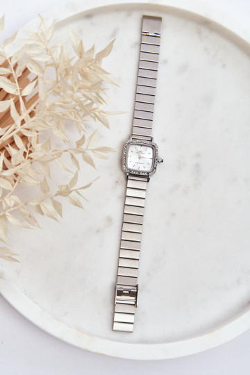 Dámské vodotěsné hodinky Giorgio & Dario GDM5240 stříbrné 2