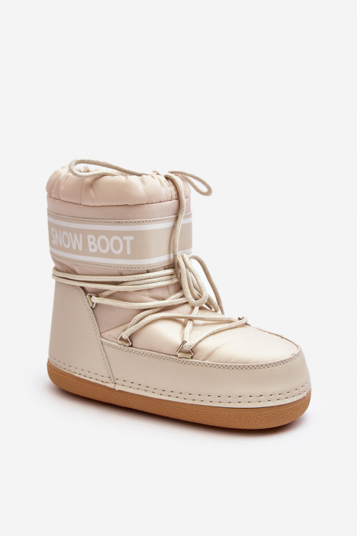 Dámské vázané sněhule béžové Soia