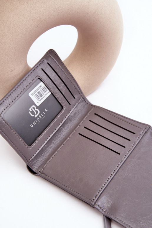 Dámská peněženka z ekokůže šedá Joanela