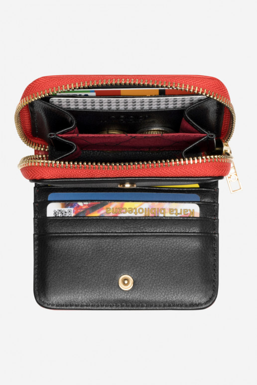 Dámská peněženka ze přírodní kůže malý Nobo NPUR-LR0021-C005 červený