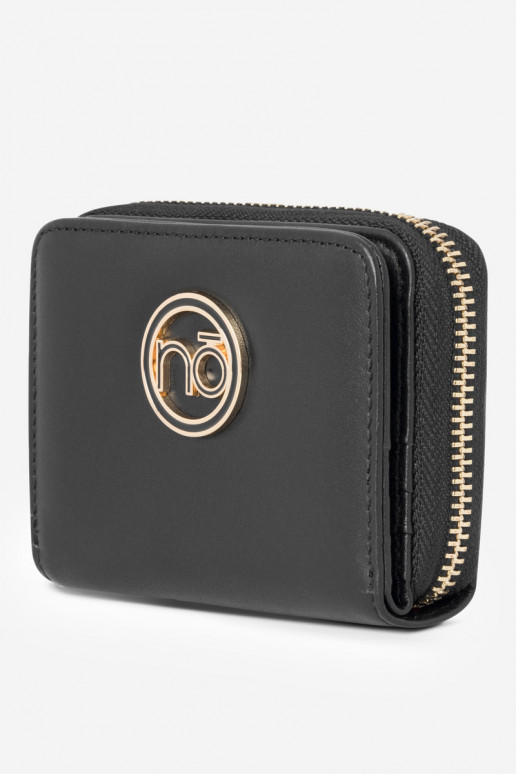 Dámská peněženka z přírodní kůže Malá Nobo NPUR-LR0021-C020 Černá