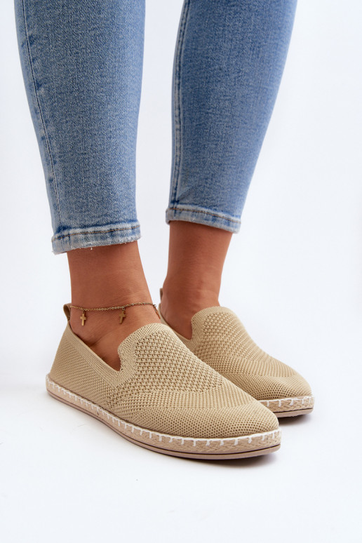 Dámské návleky espadrilové béžové Harmonie Dámské návleky espadrilové béžové Harmonie