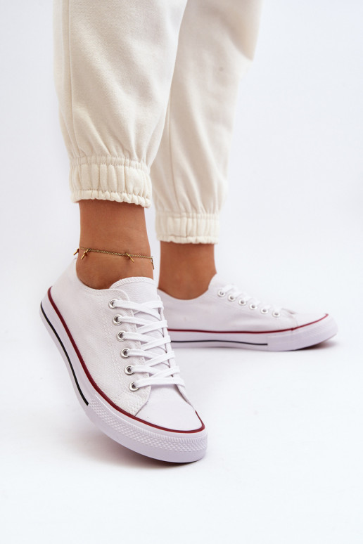 Dámské klasické tenisky černé a bílé Ecoma