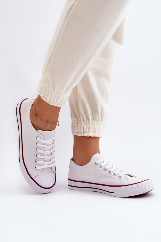 Dámské klasické tenisky černé a bílé Ecoma